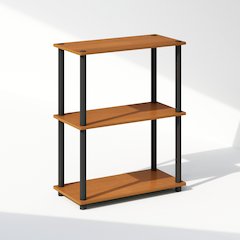 Turn-N-Tube 3-Tier Multipurpose Compact Display Rack, Shelving Unit, Bookcase