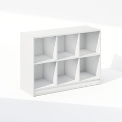 Basic 3x2 Cube Organizer Shelf Storage, Bookcase, White