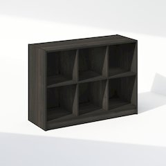 Basic 3x2 Cube Organizer Shelf Storage, Bookcase, Espresso