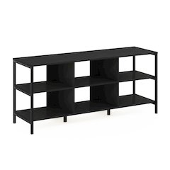 Classic Modern Living TV Stand, TV Entertainment Center with Open Shelves