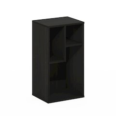 Daly 3-Cube Irregular Cubes Bookcase, Bookshelf, Storage Organizer, Espresso