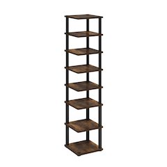 8-Tier Vertical Space Saving Free Standing Shoe Tower, Shoe Rack
