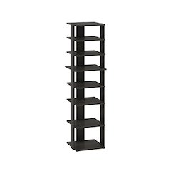 8-Tier Vertical Space Saving Free Standing Shoe Tower, Shoe Rack