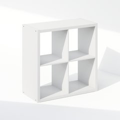 Cubic Open Back Multipurpose Clothing & Closet Storage Organizer Shelf