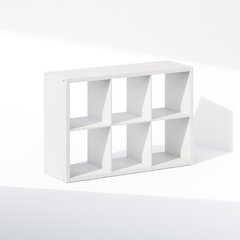 Cubic Open Back Multipurpose Clothing & Closet Storage Organizer Shelf