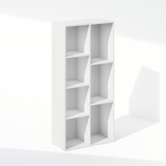 Reed 7-Cube Multipurpose Open Shelf Clothing & Closet Storage Organization