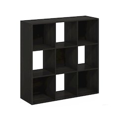 Multipurpose Clothing & Closet Storage Organizer Shelf, 9-Cube, Espresso