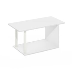 Basic Home Living Coffee Table, White/White