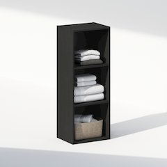 Reed 3-Tier Open Shelf Multipurpose Closet & Clothing Storage, Storage Organizer