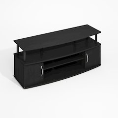 JAYA Large Entertainment Center Hold up to 55-IN TV, Darkwood