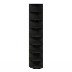 Econ 8-Tier Corner Shelf Bookcase, Bookshelf, Espresso