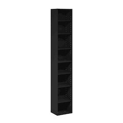 Pasir 8-Tier Open Shelf Bookcase, Blackwood