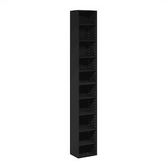 Pasir 10-Tier Open Shelf Bookcase, Blackwood