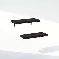 Tanna 22-Inch Wall Mounted Bathroom Floating Display Shelves, Set of 2