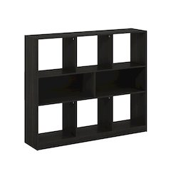 Daly 8-Cube Horizontal 3 Tier Bookcase, Bookshelf, Storage Organizer, 47 Width