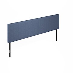 Roanne Upholstered Headboard, Blue Denim, King