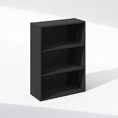 Simple Open Shelf, Bookcases, 3-Tier, Americano