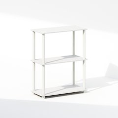 3-Tier Multipurpose Compact Display Rack, Shelving Unit, Bookcase