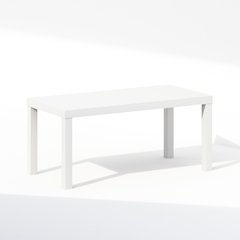 Simplistic Modern TV Stand, TV Table, White