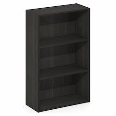 Basic 3-Tier Open Shelf Bookcase, Bookshelf, Storage Organizer, Espresso