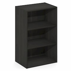 Basic 3-Tier Open Shelf Bookcase, Bookshelf, Storage Organizer, Espresso