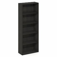 Basic 5-Tier Open Shelf Bookcase, Bookshelf, Storage Organizer, Espresso
