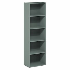 LUDER Book Shelf, 5-Tier Bookshelf, Bookcase, Sage Green