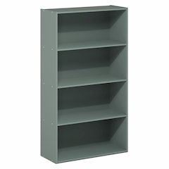 PASIR Book Shelf, 4-Tier Bookshelf, Bookcase, Sage Green