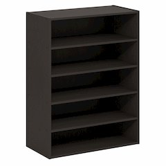 FANO Shoe Rack, 5-Tier Shoe Organizer, Stackable Shoe Storage, White