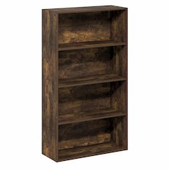JAYA Book Shelf, 4-Tier Book Shelf, Standing Bookshelf, 9.5 x 23.6 x 41.9