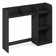 5 Shelves Desk Hutch Storage with Monitor Space, Espresso