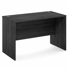 47 Inch Rectangular Executive Desk with Modesty Panel, Coastal Grey