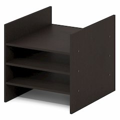 3-Shelf Cube Organizer, Fits into Furinno Triple Thick Cubes
