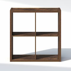 4-Cube Closet Organizer, Open Shelf Closet Storage, Extra Thick Frame