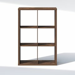 6-Cube Closet Organizer, Open Shelf Closet Storage, Extra Thick Frame