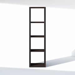 4-Cube Closet Organizer, Open Shelf Closet Storage, Extra Thick Frame