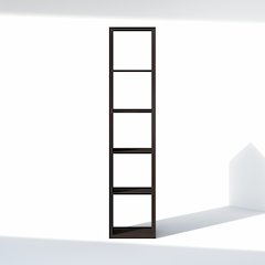5-Cube Closet Organizer, Open Shelf Closet Storage, Extra Thick Frame