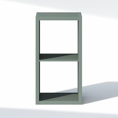 2-Cube Closet Organizer, Open Shelf Closet Storage, Extra Thick Frame