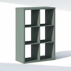 6-Cube Closet Organizer, Open Shelf Closet Storage, Extra Thick Frame