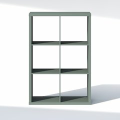 6-Cube Closet Organizer, Open Shelf Closet Storage, Extra Thick Frame