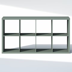 8-Cube Closet Organizer, Open Shelf Closet Storage, Extra Thick Frame