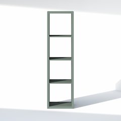 4-Cube Closet Organizer, Open Shelf Closet Storage, Extra Thick Frame