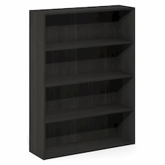 PASIR Book Shelf, 4-Tier Bookshelf with Open Storage Shelf, Standing Bookcase