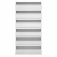 PASIR Book Shelf, 6-Tier Bookshelf, Bookcase with Open Storage Shelf