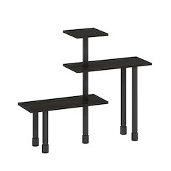 TURN-N-TUBE Corner Shelf, 3-Tier Countertop Corner Organizer