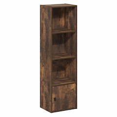 LUDER Book Shelf, 4-Tier Bookshelf with Open Shelf, 9.3 x 12 x 41.8