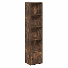 LUDER Book Shelf, 5-Tier Bookshelf with Open Shelf, 9.3 x 12 x 52