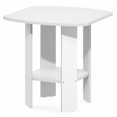 SIMPLE DESIGN Side Table, 2-Tier Square Modern End Table, Bedside Table