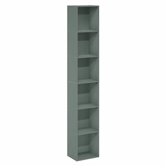 LUDER Book Shelf, 6-Tier Tall Modern Bookshelf, 9.3 x 12 x 71