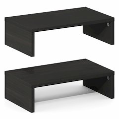 CLASSIC Monitor Stand Riser Set of 2, 15.7" Wide Dual Monitor Riser